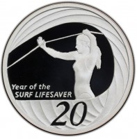 Silver coin Australia KM# 820a Silver coin Australia KM# 820a