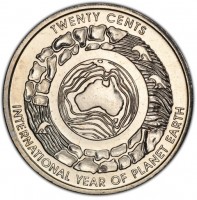 Copper-Nickel coin Australia KM# 1058 Copper-Nickel coin Australia KM# 1058