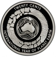 Silver coin Australia KM# 1058a Silver coin Australia KM# 1058a