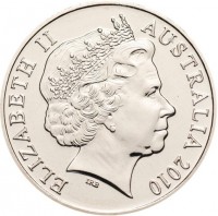 Copper-Nickel coin  Australia  KM# 1518