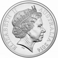 ELIZABETH II. AUSTRALIA 2014. IRB.