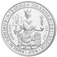 DEI : GRACIA  : REX : ANGLIE : DOMINVS : hIBERNIE   IOhANNES :. MAGNA CARTA 1215 - 2015. 20.