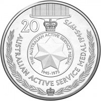 Copper-Nickel coin  Australia  KM# 3337