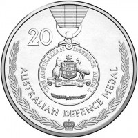 20. THE AUSTRALIAN DEFENCE MEDAL. AUSTRALIA. AUSTRALIAN DEFENCE MEDAL.