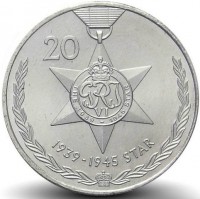 20. GRJ VI. THE 1939 - 1945 STAR. 1939-1945 STAR.