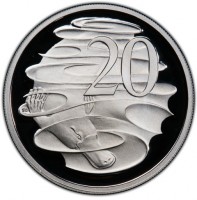 Silver coin  Australia  KM# 3614a