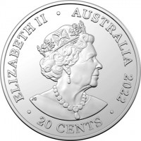 Copper-Nickel coin Australia KM# 4254 Copper-Nickel coin Australia KM# 4254