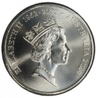 Copper-Nickel coin Australia KM# 4658 ELIZABETH II. AUSTRALIA 2024. RDM.