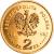 obverse of 2 Złote - January 1863 Uprising (2013) coin with Y# 852 from Poland. Inscription: RZECZPOSPOLITA POLSKA 2013 ZŁ 2 ZŁ