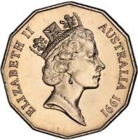 Copper-Nickel coin  Australia  KM# 139