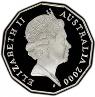 Silver coin Australia KM# 437a Silver coin Australia KM# 437a