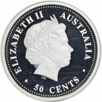 Silver coin  Australia  KM# 535