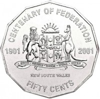 Copper-Nickel coin  Australia  KM# 551