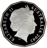 Silver coin  Australia  KM# 727a