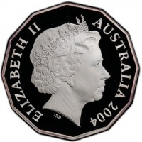 Silver coin Australia KM# 694a Silver coin Australia KM# 694a