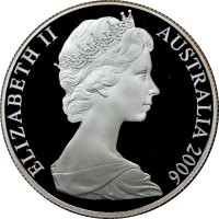 Silver coin Australia KM# 67a ELIZABETH II. AUSTRALIA 2006.