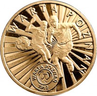 Poland coin 2 Złote - Warta Poznań (2013) reverse reverse of 2 Złote - Warta Poznań (2013) coin with Y# 864 from Poland. Inscription: WARTA POZNAŃ