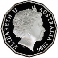 Gold Plated Silver coin Australia KM# 801 Gold Plated Silver coin Australia KM# 801