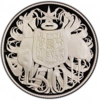 Silver coin  Australia  KM# 821