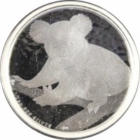 Silver coin Australia P. 1/2 OZ 999 SILVER. SB.