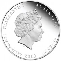 Silver coin Australia KM# 1329 Silver coin Australia KM# 1329