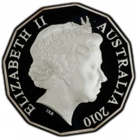 Gold Plated Silver coin  Australia  KM# 1519