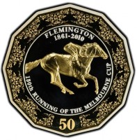 Gold Plated Silver coin  Australia  KM# 1520