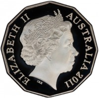 Gold Plated Silver coin  Australia  KM# 1567a