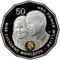 Gold Plated Silver coin  Australia  KM# 1567a