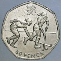 Copper-Nickel coin United Kingdom KM# 1171 50 PENCE.