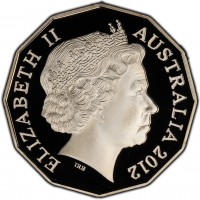 Gold Plated Cupronickel coin  Australia  KM# 404.3