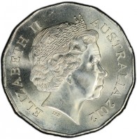 Copper-Nickel coin Australia KM# 2020 ELIZABETH II. AUSTRALIA 2012. IRB.
