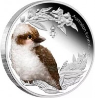 Silver coin Australia KM# 1817 Australian Kookaburra. P. EM.