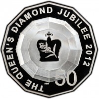 THE QUEEN'S DIAMOND JUBILEE 2012. 50. MM.