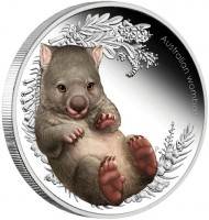 Silver coin Australia KM# 1914 Australian Wombat. P EM.