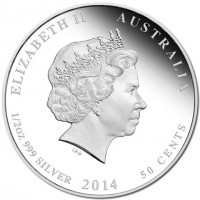 Silver coin Australia KM# 2110.1 Silver coin Australia KM# 2110.1