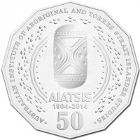 AUSTRALIAN INSTITUTE OF ABORIGINAL AND TORRES STRAIT ISLANDER STUDIES. AIATSIS. 1964-2014. 50.