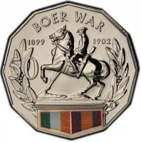 Copper-Nickel coin Australia KM# 2172 Boer war. 1899- 1902.