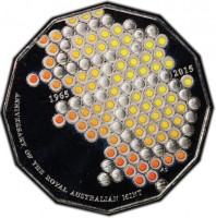 Copper-Nickel coin  Australia  KM# 2191a