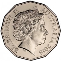 Copper-Nickel coin Australia KM# 2993 ELIZABETH II. AUSTRALIA 2015. IRB.