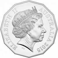 Copper-Nickel coin Australia KM# 2997 ELIZABETH II. AUSTRALIA 2015. IRB.