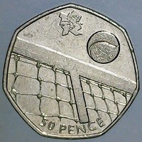 Copper-Nickel coin United Kingdom KM# 1194 50 PENCE.