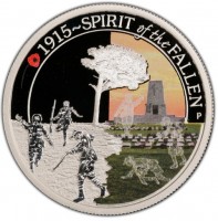 Silver coin Australia KM# 3005 1915 - SPIRIT of the FALLEN. P. WR.