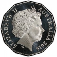 Copper-Nickel coin Australia KM# 3182 ELIZABETH II. AUSTRALIA 2016. IRB.