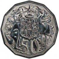 Copper-Nickel coin Australia KM# 3182 50. SD.