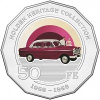 Copper-Nickel coin Australia KM# 3185 HOLDEN HERITAGE COLLECTION. 50 FE. 1956-1958.