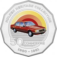 Copper-Nickel coin Australia KM# 3193 HOLDEN HERITAGE COLLECTION. 50 COMMODORE. 1980-1981.