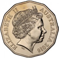 Copper-Nickel coin Australia KM# 3199 ELIZABETH II. AUSTRALIA 2016. IRB.
