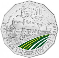 50. AB. 3801 STEAM LOCOMOTIVE 1943 - 2018.