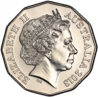 Copper-Nickel coin Australia KM# 1963 ELIZABETH II. AUSTRALIA 2013. IRB.